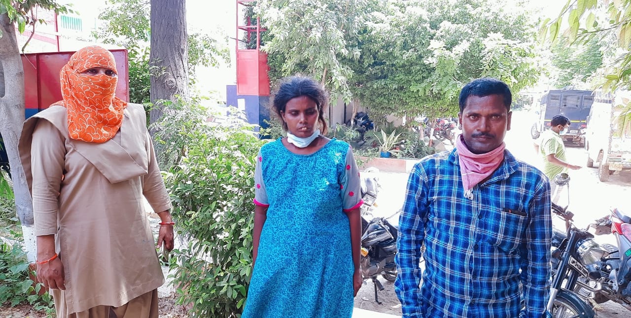 तेलंगाना से लापता हुई महिला को वापस पहुंचाया गया परिवार तक