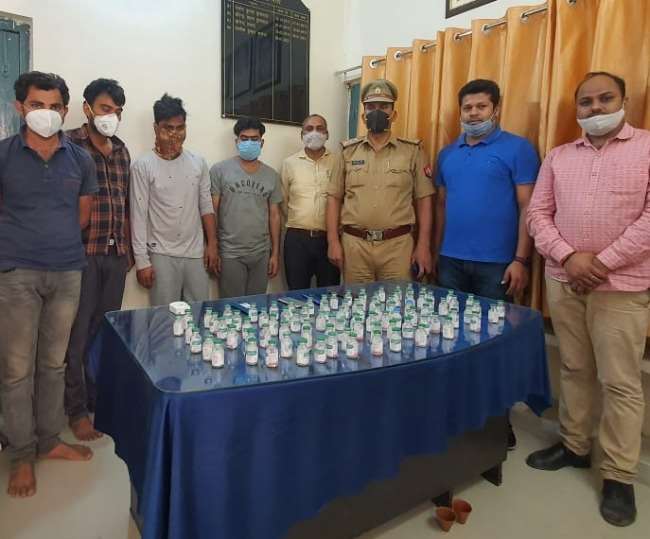 लखनऊ में नकली रेमडेसिविर इंजेक्शनों के साथ 10 मेड‍िकल स्‍टाफ ग‍िरफ्तार