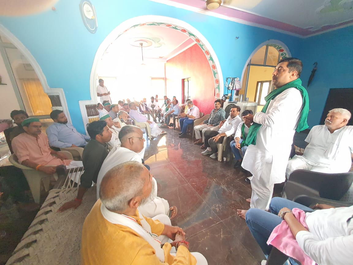 भारतीय किसान यूनियन अराजनैतिक संगठन की समीक्षा बैठक गांव ढाकवाला दनकौर में रखी गई