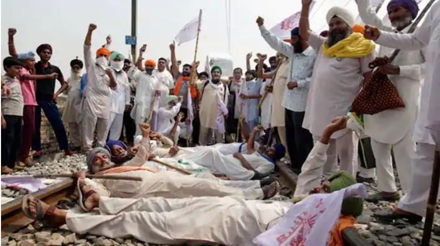 लखीमपुर खीरी हिंसा के खिलाफ देशभर में किसानों का आज 'रेल रोको' आंदोलन