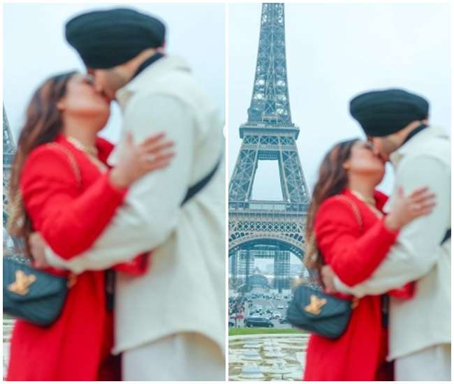 एफिल टॉवर के सामने Neha Kakkar ने रोहनप्रीत सिंह को किया Kiss, बोलीं- तुम्हारे बिना पेरिस नहीं है खूबसूरत