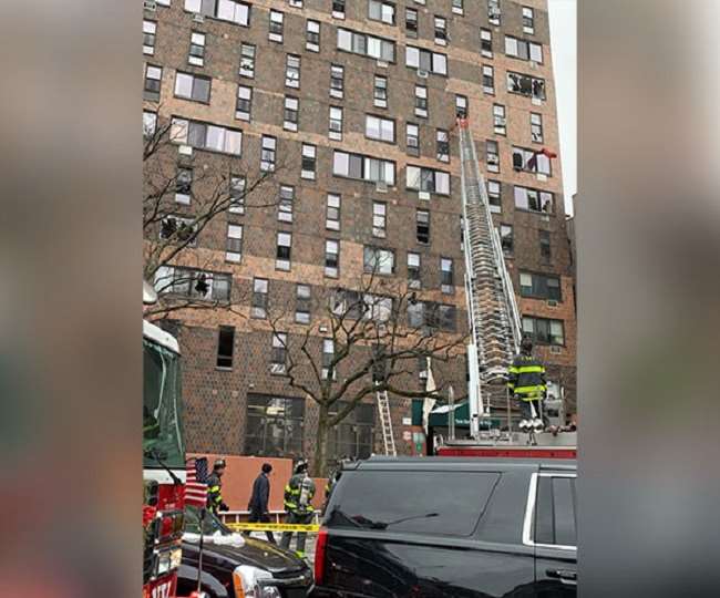 न्यूयॉर्क की एक इमारत में लगी आग, 19 की मौत