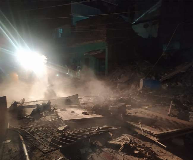 भागलपुर में देर रात भीषण धमाका, 1 मासूम समेत 6 लोगों की मौत, कई मकान जमींदोज