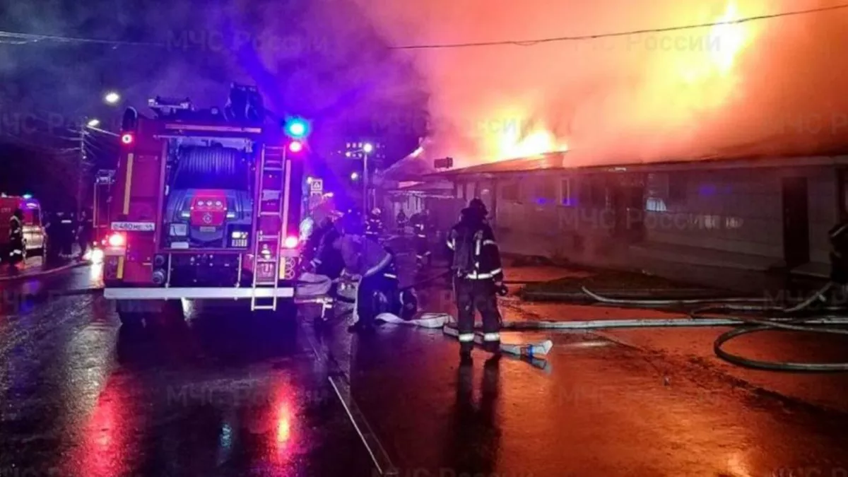 रूस में बड़ा हादसा, कैफे में आग लगने से 15 की मौत, 250 लोगों को रेस्क्यू किया गया