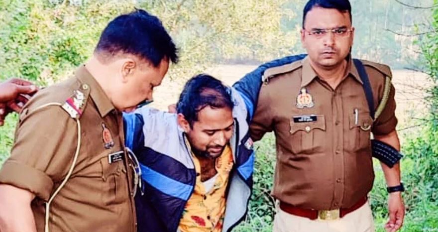 नजरूम से नेहा बनी युवती के पहले पति संग पुलिस की मुठभेड़, पैर में गोली लगते ही ढेर, गिरफ्तार