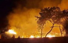 सेक्टर 138 स्थित झुग्गियों में लगी भीषण आग, 30 झुग्गियां जलकर हुई राख