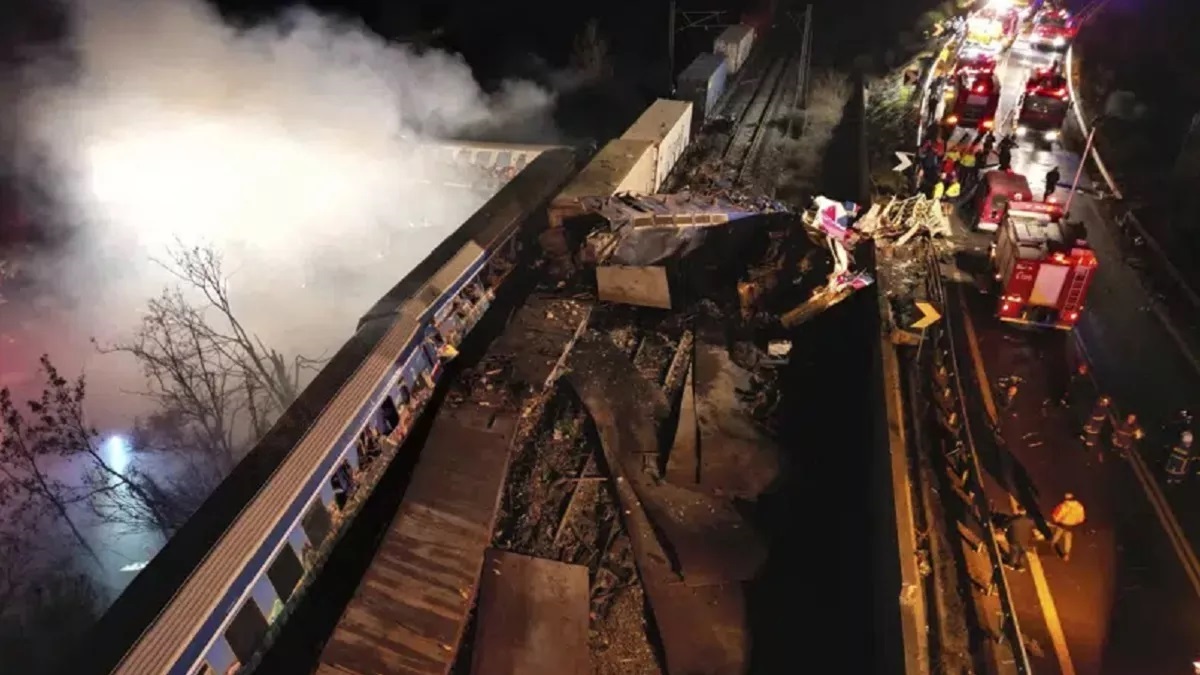 ग्रीस में दो ट्रेनों में भीषण टक्कर 26 की मौत, 85 से अधिक घायल