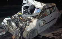 धौलपुर में ट्रक और कार की टक्कर में चार लोगों की मौत, चार घायल