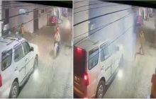 प्रयागराज: बीजेपी नेता के बेटे पर बम से हमला, सामने आया दिलदहला देने वाला CCTV फुटेज