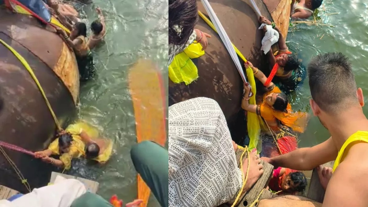 बलिया: गंगा नदी में नाव पलटने से बड़ा हादसा, दो दर्जन से ज्यादा लोग डूबे, 4 शव बरामद