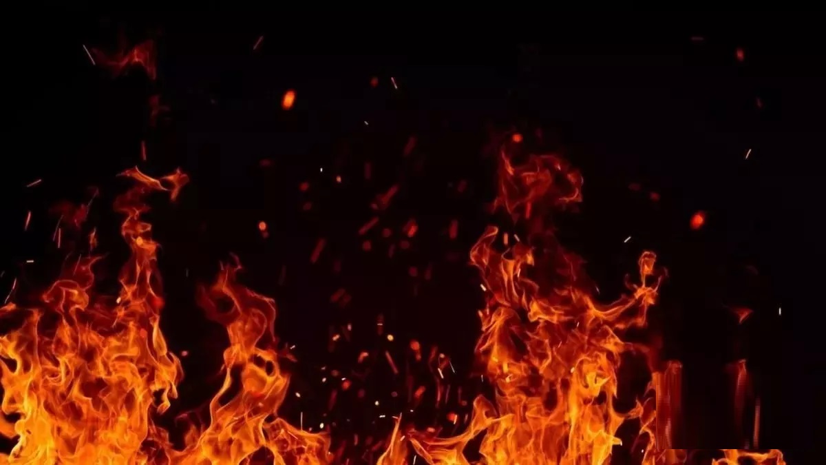 सरकारी गोदाम में आग बुझाते वक्त दमकलकर्मी की मौत