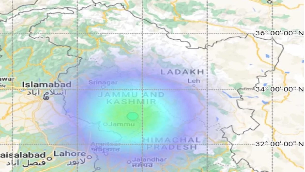 लेह-लद्दाख में भूकंप के झटके, जम्मू-कश्मीर में भी हिली धरती, 4.1 रही तीव्रता