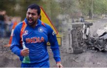 क्रिकेटर प्रवीण कुमार की गाड़ी को कैंटर ने मारी टक्कर, हादसे में बाल-बाल बची जान