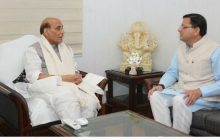 दिल्ली दौरे पर सीएम धामी, केंद्रीय मंत्री राजनाथ सिंह से की मुलाकात, इन मुद्दों पर हुई चर्चा