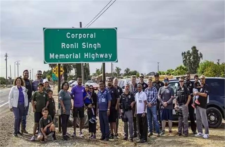 US: कैलिफोर्निया में दिवंगत भारतवंशी पुलिस अधिकारी के नाम पर रखा गया राजमार्ग का नाम
