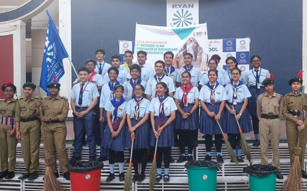रयान ग्रेटर नोएडा ने स्वच्छता ही सेवा श्रमदान गतिविधि में भाग लिया