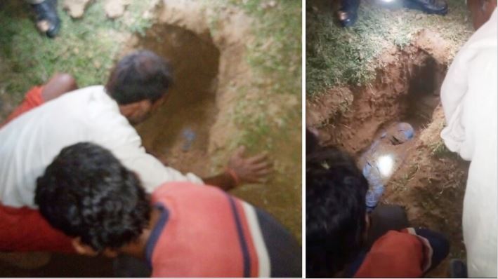 मौत के बाद घरवालों ने दफना दिया था बच्ची का शव, पुलिस ने टॉर्च की रोशनी में निकाला