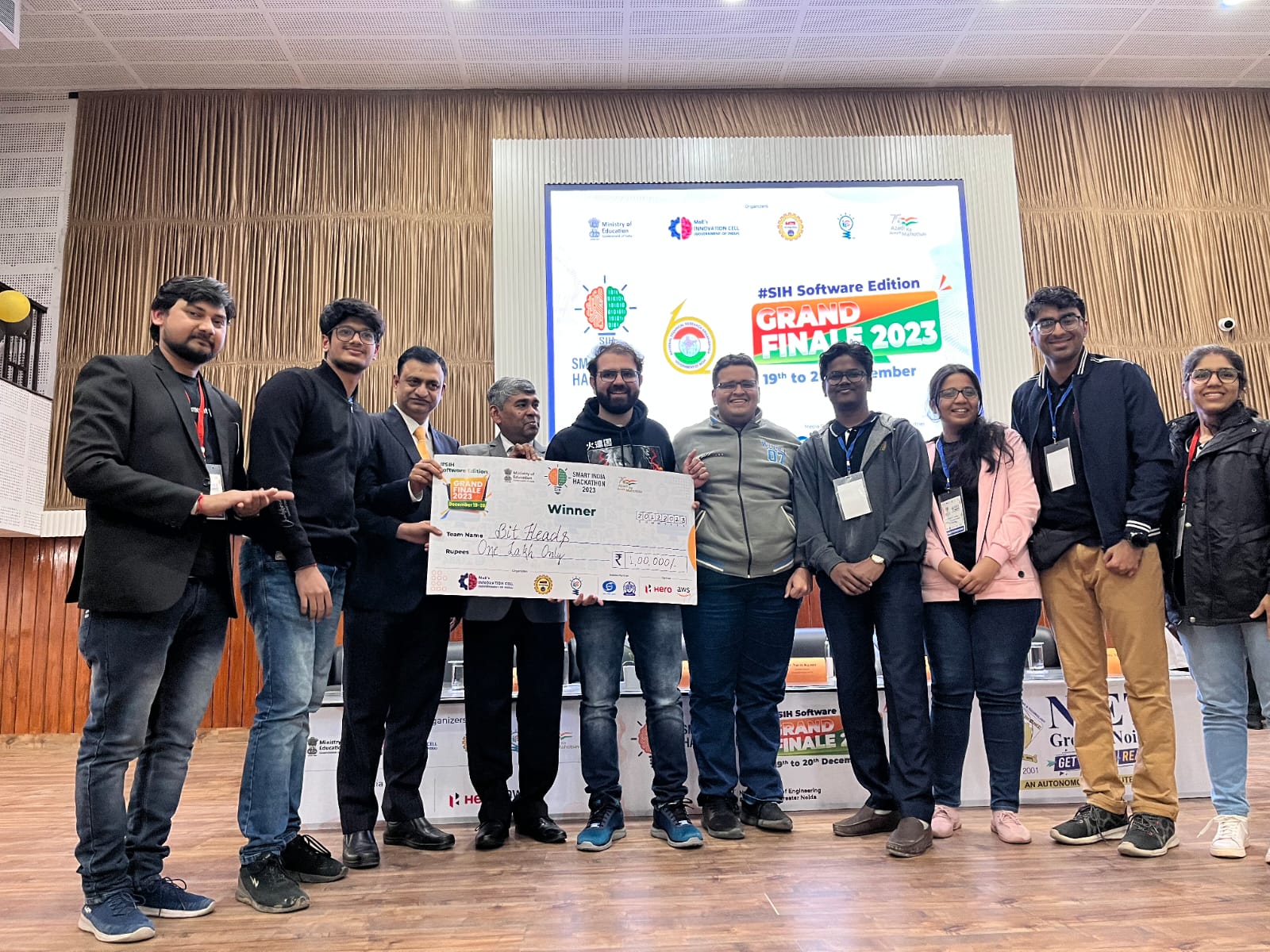एनआईईटी ग्रेटर नॉएडा में दो दिवसीय स्मार्ट इण्डिया हैकथॉन - 2023 के सॉफ्टवेयर एडिशन के ग्रांड फ़िनाले का समापन: प्रतिभागियों में दिखा गजब का उत्साह