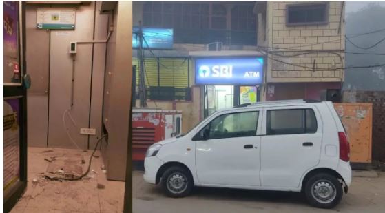 आगरा: 30 लाख रुपये से भरा SBI का ATM उखाड़ ले गए चोर, जांच में जुटी पुलिस