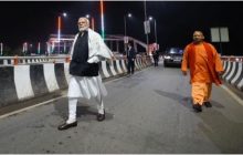 ...जब वाराणसी में आधी रात निरीक्षण पर निकले PM मोदी, साथ में दिखे CM योगी