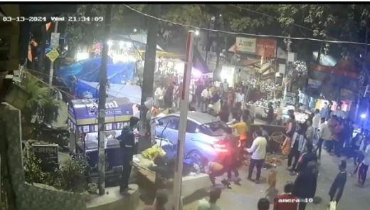 दिल्ली: मयूर विहार में तेज रफ्तार कार का कहर, मार्केट में खरीदारी कर रहे लोगों को रौंदा, एक महिला की मौत