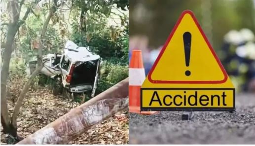यूपी के मुरादाबाद में दर्दनाक सड़क हादसा, खंभे से टकराई स्कॉर्पियो, 4 लोगों की मौत