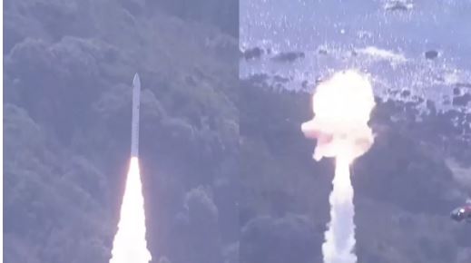 जापान का पहला निजी उपग्रह प्रक्षेपण के कुछ सेकंड बाद ही फटा; जलता काइरोस रॉकेट कैमरे में कैद