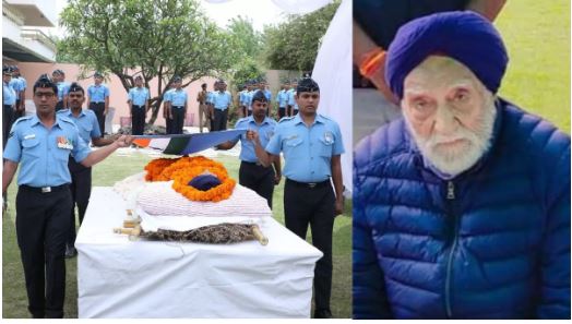 IAF के सबसे बुजुर्ग पायलट का 103 साल की उम्र में निधन, दूसरे विश्व युद्ध के दौरान हुए थे सेना में शामिल
